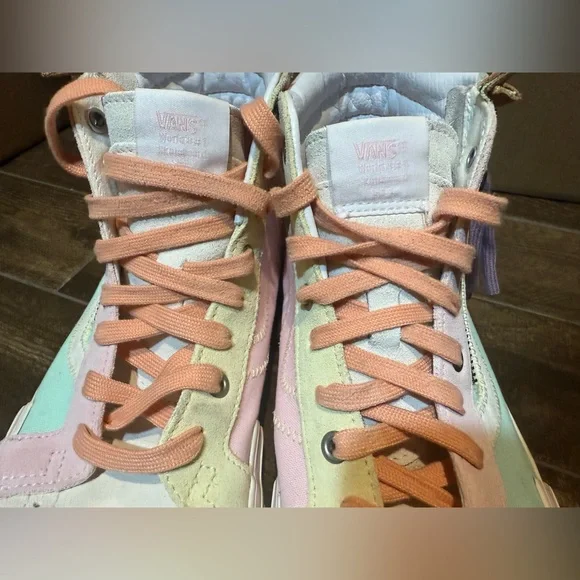 Vans Sk8-Hi Reissue CAP Pastel Multi-Color womens 10 - Picture 6 of 16